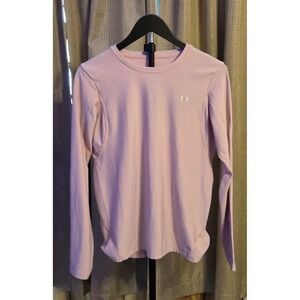 Under Armour ColdGear Long Sleeve Compression Shirt Womens Size XL Pink